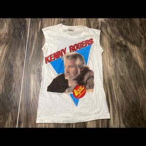 VTG 1985 Kenny Rogers tour concert shirt Small